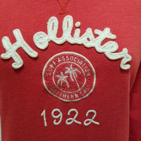 Hollister hoodie Medium 1922 Surf Association Southern Cali palm tree pullover - Picture 6 of 13